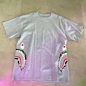 NEW 2XL GREY BAPE TEE